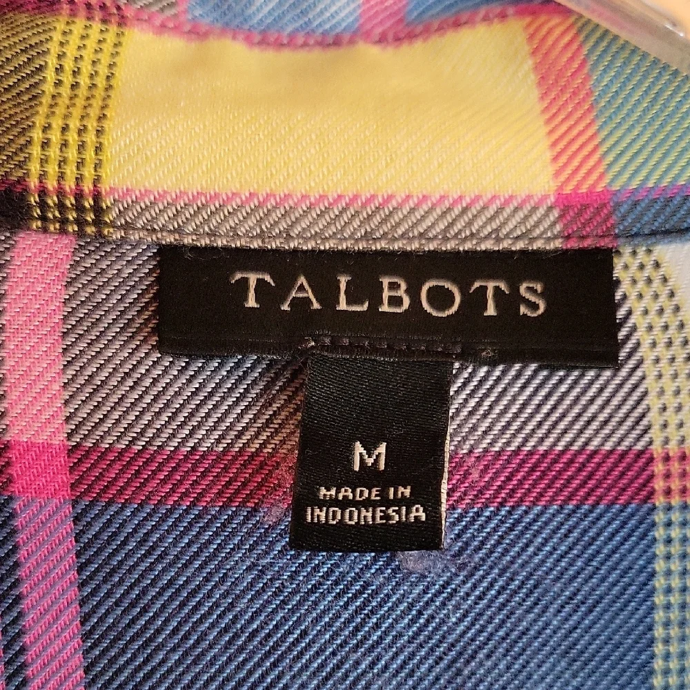 Talbots Multicolor Plaid Shirt - Picture 2 of 3